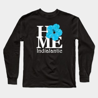 HOME Indialantic Blue Hibiscus Long Sleeve T-Shirt